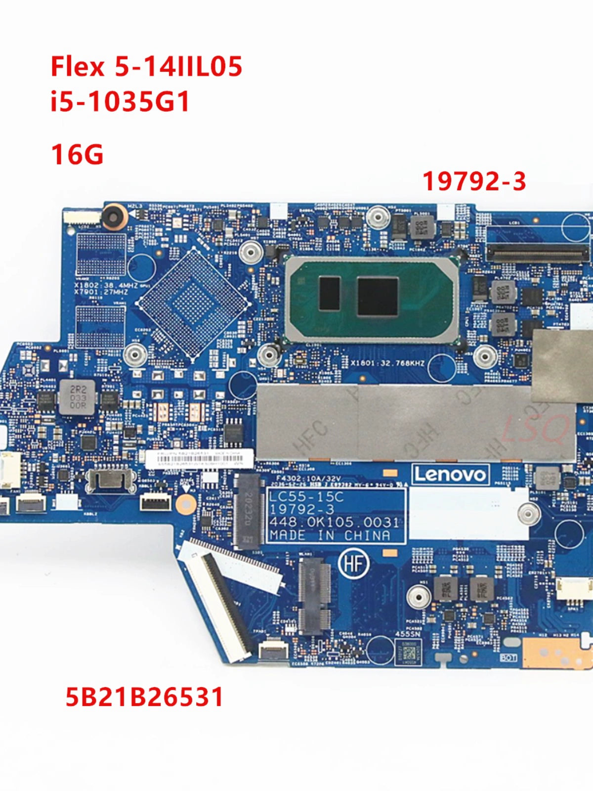 (Shipping fee not include)Lenovo  ideapad FIex 5 14ITL05 15IIL05 14IIL PN:19792-3  motherboard