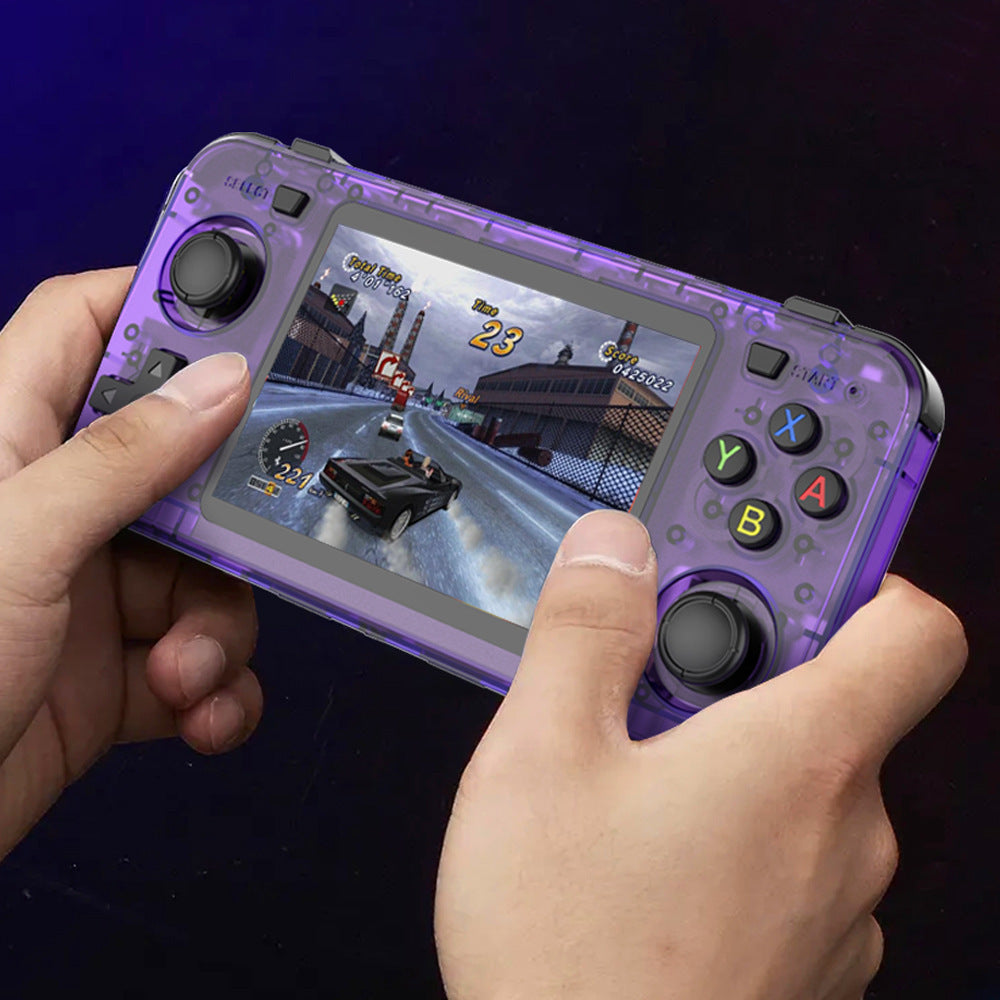 3.5" inch R36H IPS HD Linux Dual joystick Dual TF 3000mAh rechargable gamepad Ultra-Thin games Handheld Game Player console