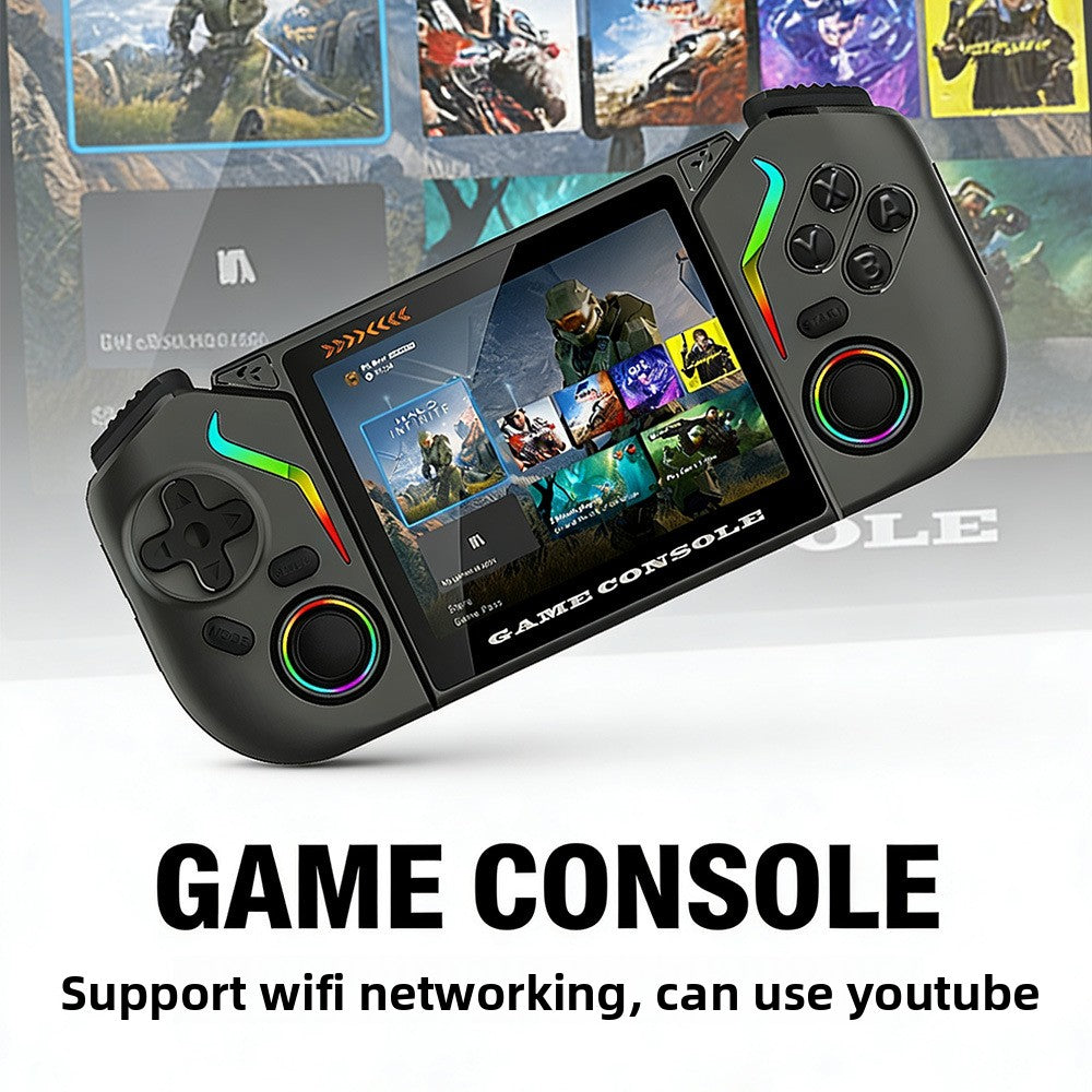 3.5" inch X95 PRO  PSP HD wifi Android 9.0 dual system Retro Handheld Game Console 3000mAh type C rechargable 64GB/128GB Portable Gaming Device  Game Player console