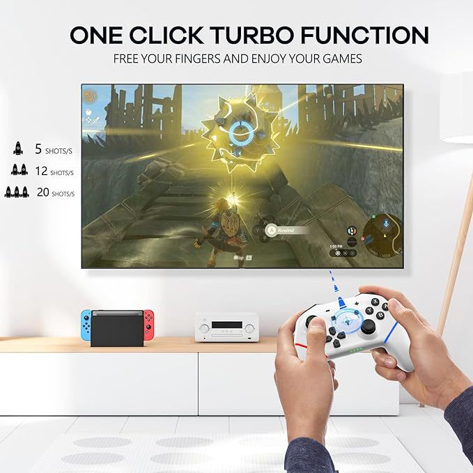 SwitchPro gamepad with vibration with macro definition switch host Bluetooth TYPE-C