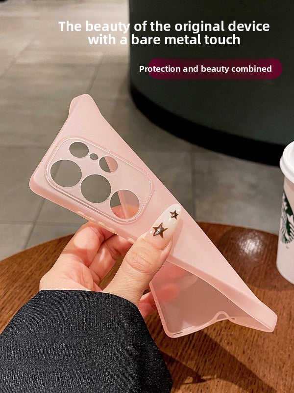 Soft yarn ice feeling for samsung s25ultra mobile phone case s24 + new matte s23 ultra-thin s22 protective case galaxy anti-drop plus lens all-inclusive edge women's soft case Phone accessories