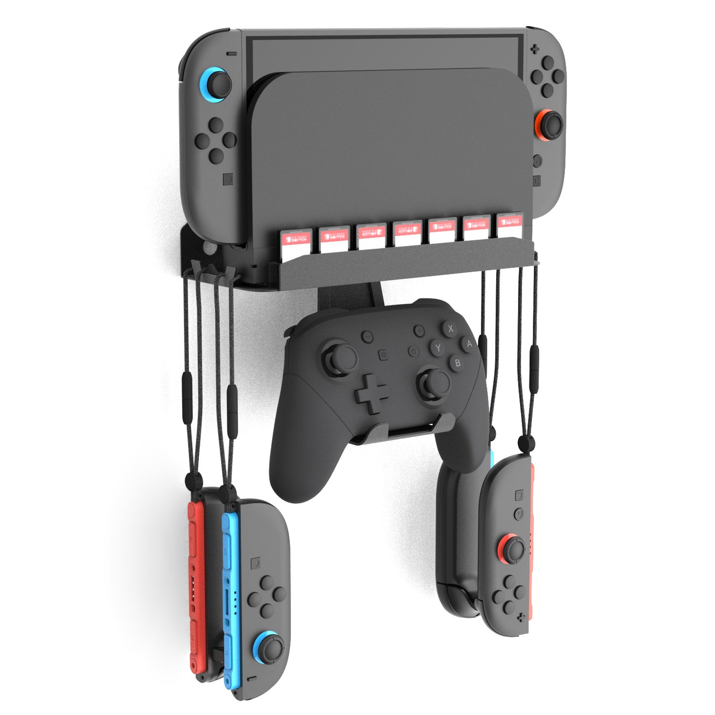 New Switch2\ Switch\ Oled Universal Wall Hanging Hardware Bracket with Game Card Slot Support Pro Handle