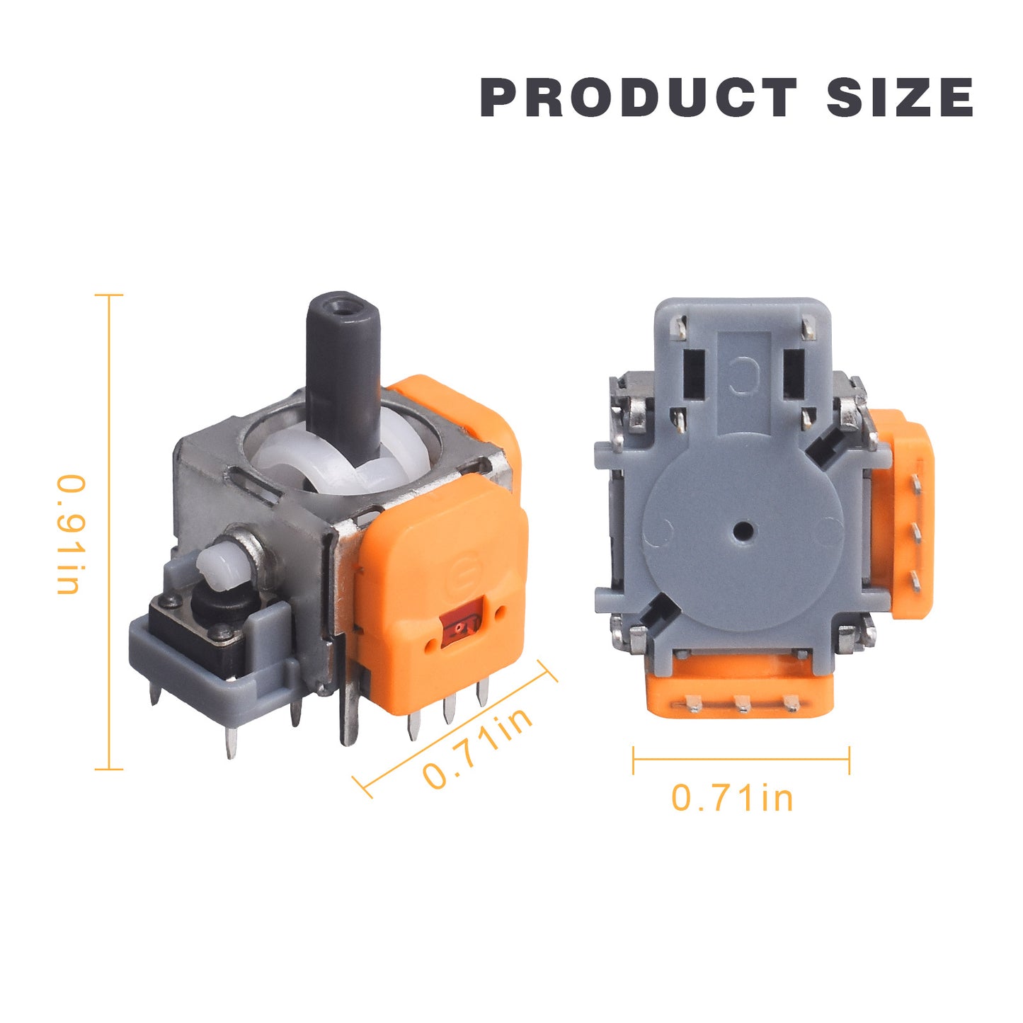PS5 Hall Solenoid Rocker PS5 Hall Rocker Fourth Generation High Precision Adjustable Mechanism Anti-Drift PS5 Handle 3D