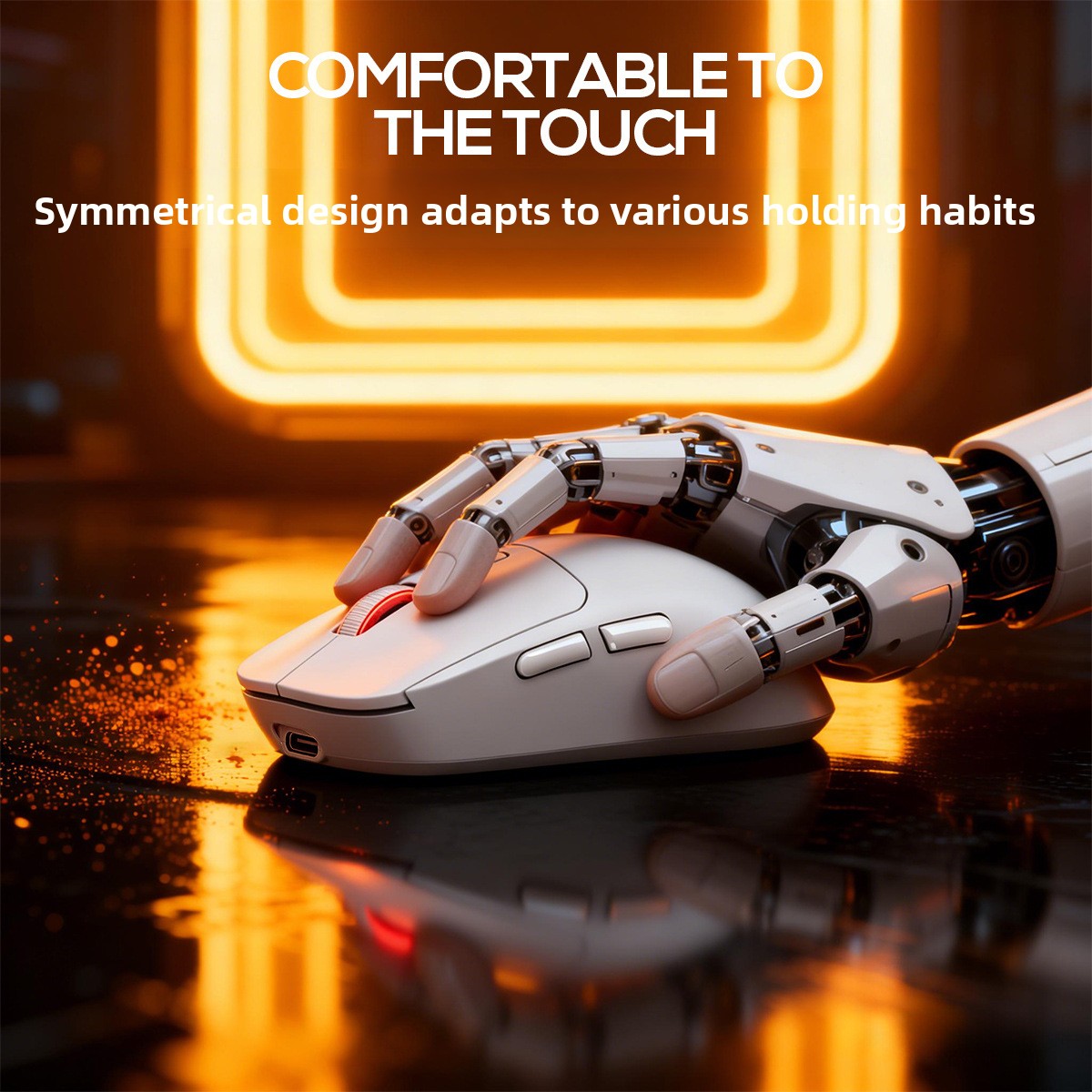 Silver Diao GI9 wireless three-mode lightweight Bluetooth mouse game e-sports desktop computer RGB wired