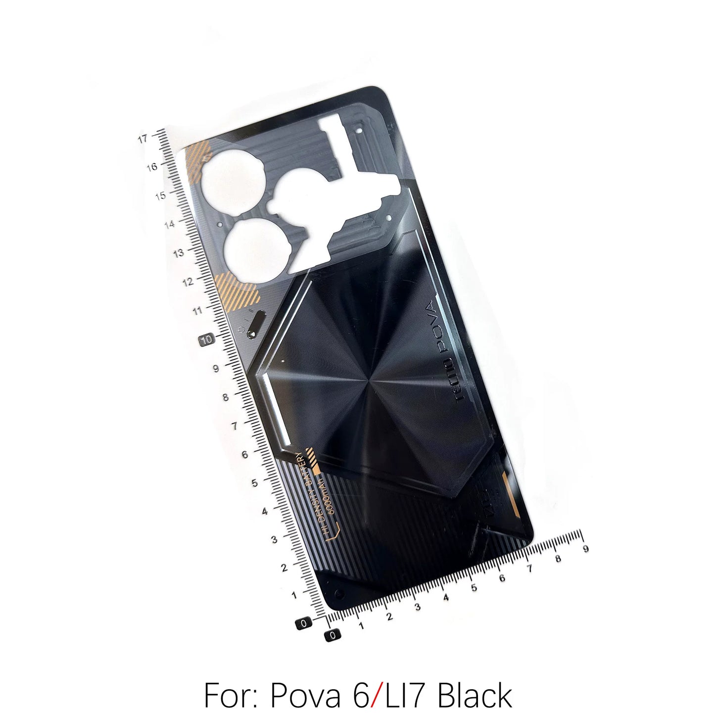 Battery back housing cover for Tecno Pova neo2 5G Pova6 neo LI7 LE6h rear case phone back cover