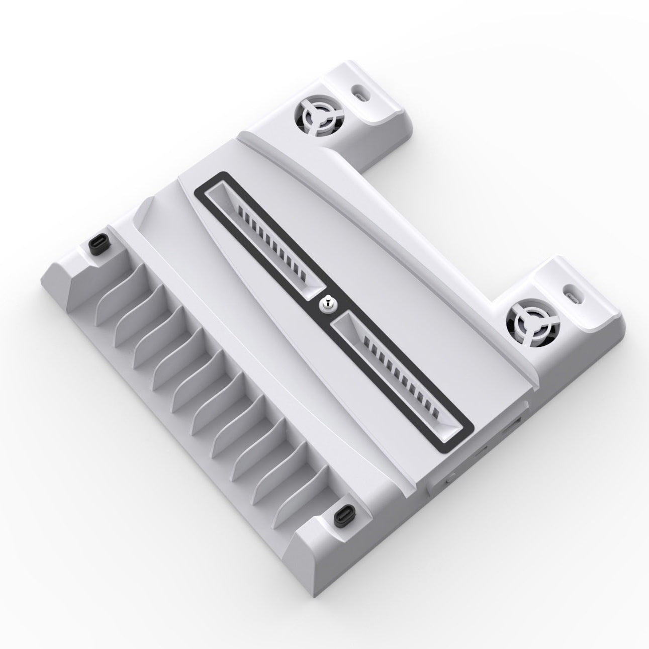 PS5 cooling fan bracket, seat charger PS5 host bracket, cooling base handle, double charging, all-in-one storage rack