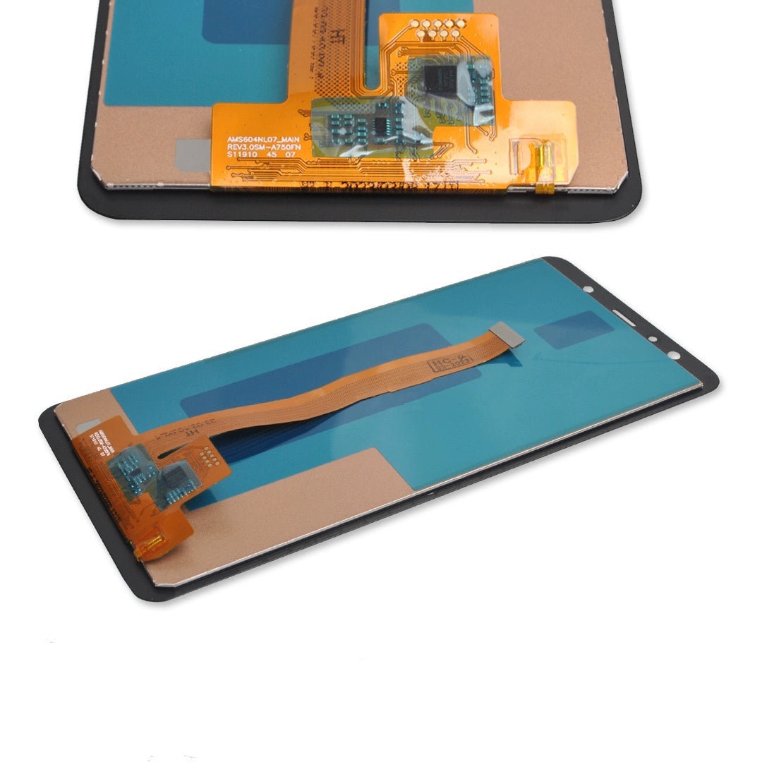 For Samsung A7 2018 screen assembly LCD screen A750F screen assembly with frame inside and outside