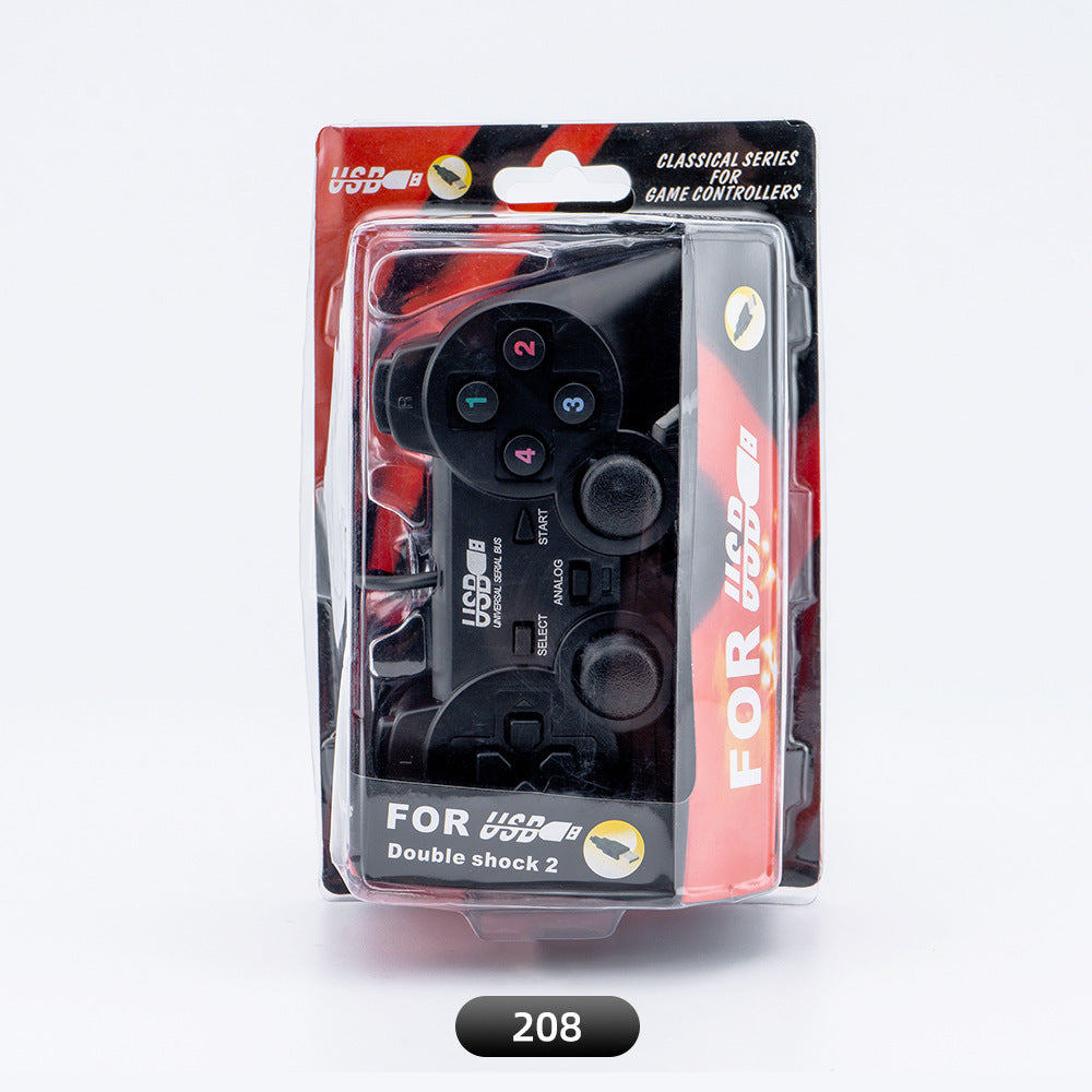 Transparent p2 single vibration handle p2 wired game p2 spot wholesale manufacturer single motor