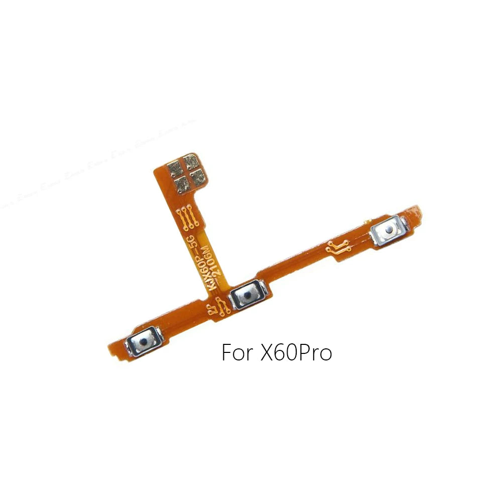 For Vivo X50 X50Lite X50Pro X60Pro X70 X80Pro Power cable Switch on volume flex of ribbon