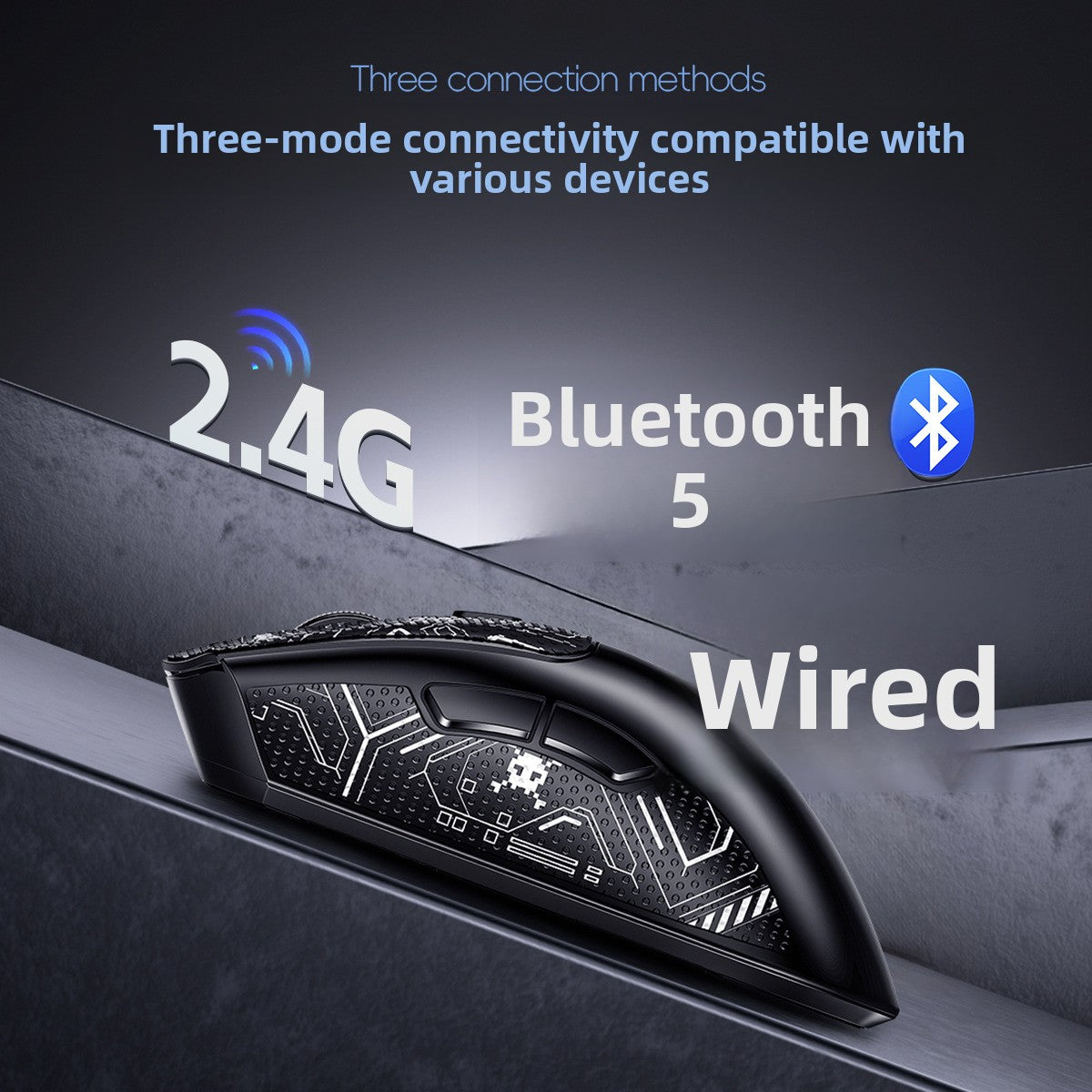 Silver Diao G20 Bluetooth wireless three-mode lightweight mouse game e-sports desktop computer RGB wired