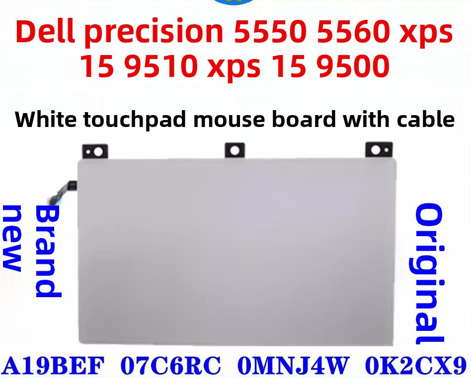 Dell XPS 15 9500 9510 Precision 5550 5560 Touchpad Mouse trackPad TP Bracket Cable 0MNJ4W  A19851 07C6RC 0K2CX9 A19BEF