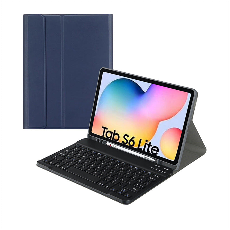 Suitable for A8 Samsung tablet s6lite p610 leather case 11 S7 backlight S8 Bluetooth keyboard A7 protective case T500protective Accessories