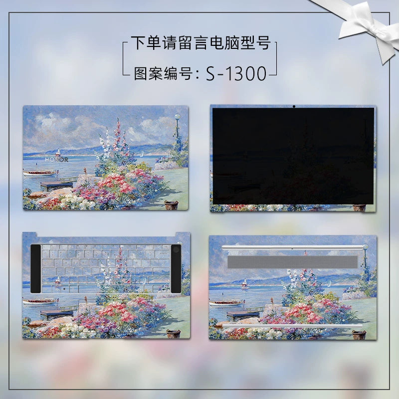 (Shipping fee not include)电脑贴纸适用于Lenovo 拯救者y9000p小新air14 ASUS 天选3无畏14pro贴膜Dell G15for惠普战66huawei Xiaomi MacBook笔记本笔记本保护膜