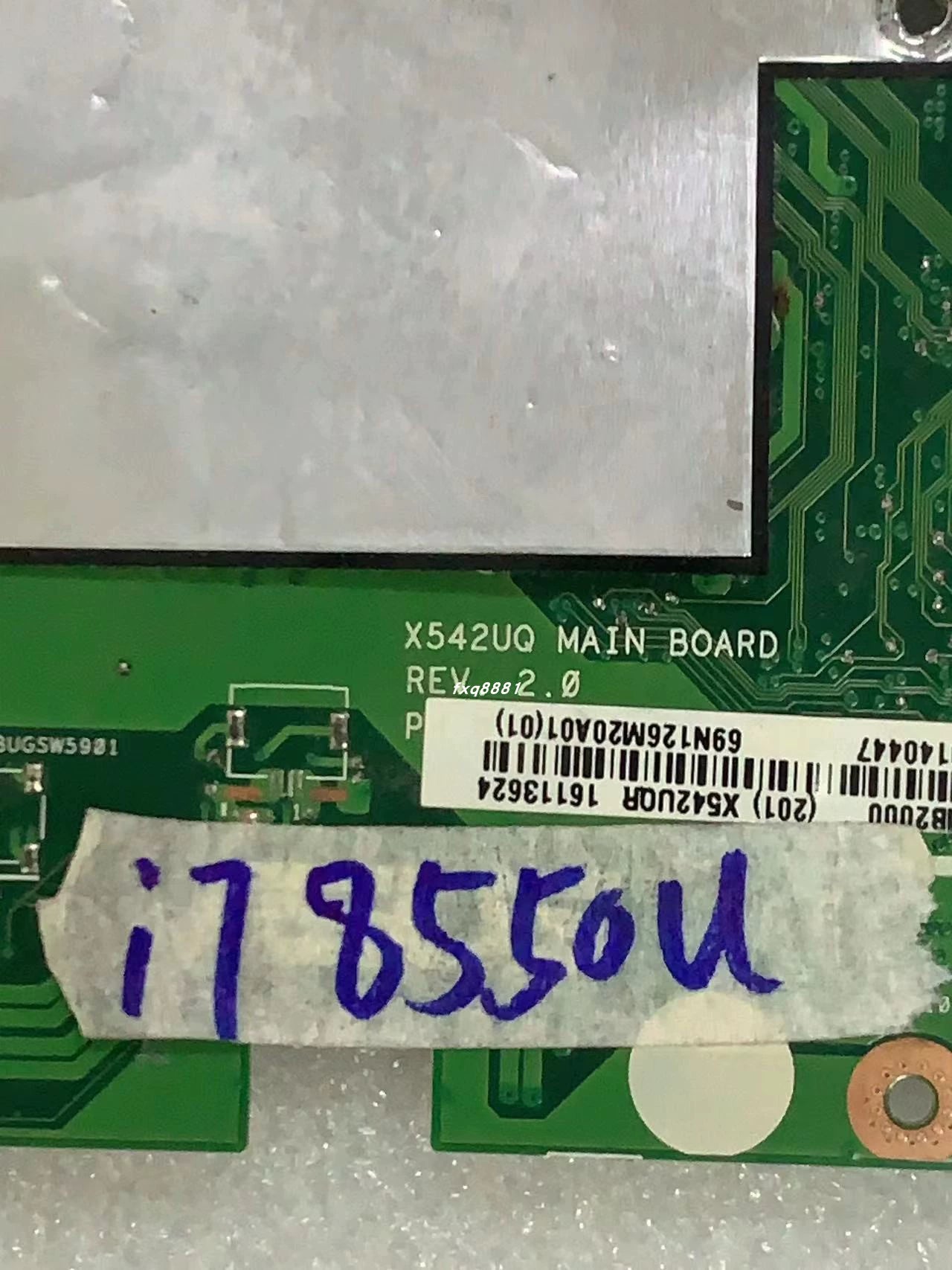 (Shipping fee not include)X542UQ Mainboard 适用于 X542UN X542UR X542URR X542U X542UF