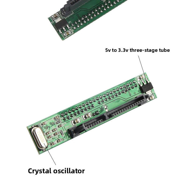 Old-fashioned hard disk notebook IDE to SATA adapter card 2.5 inch 43-pin 44PIDE to SATA parallel port to serial port Repair Tools