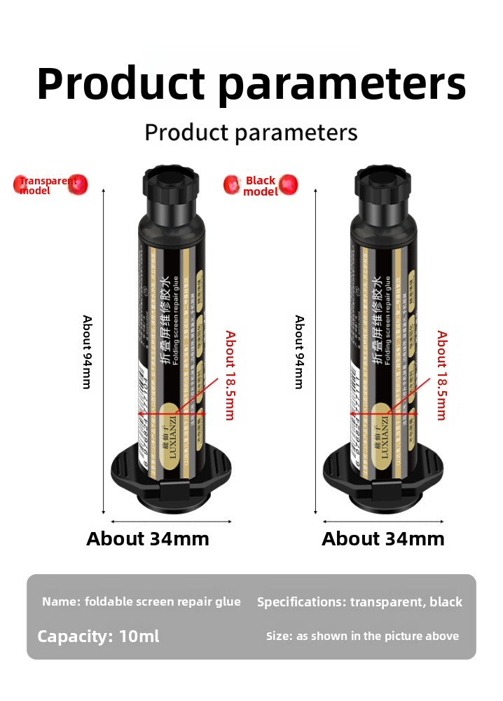 Mobile phone, caulking glue Folding screen repair glue for Huawei Samsung mobile phone repair frame sealing curing lamp phone repair tools