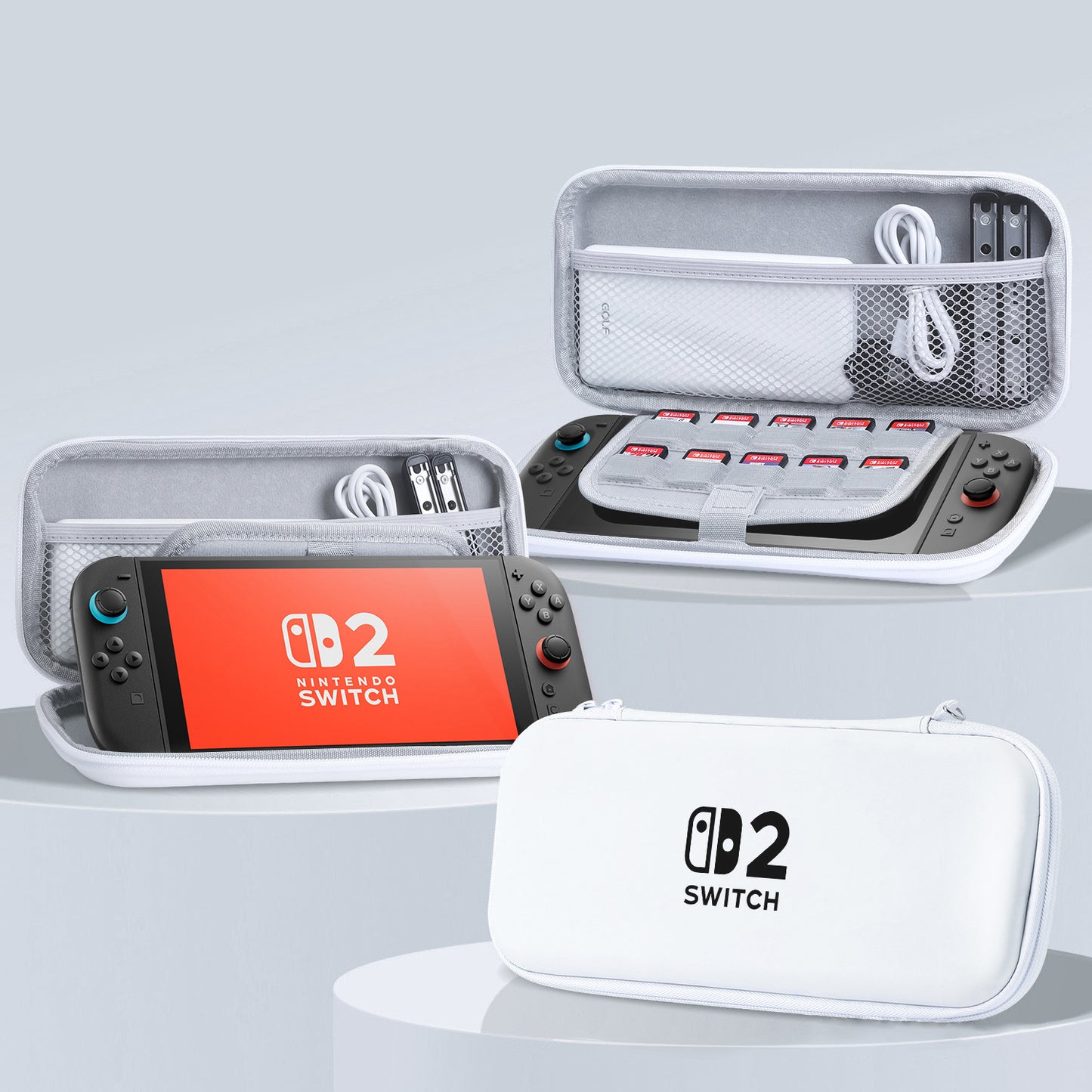 Suitable for Nintendo Switch 2 host storage bag NS2 protective box Switch 2 hard bag with bracket function