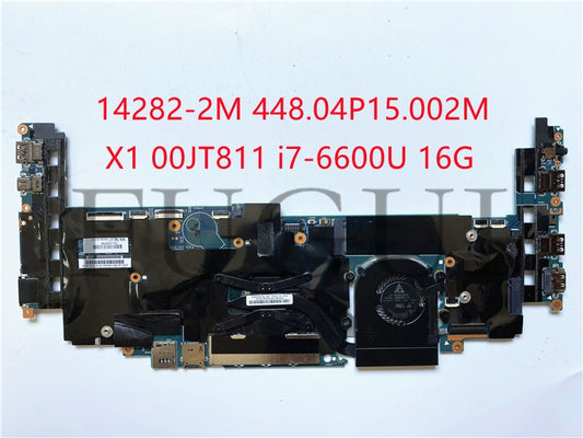 (Shipping fee not include)Lenovo/ lenovo motherboard system board X1 00JT811 14282-2M i7-6600U 16G