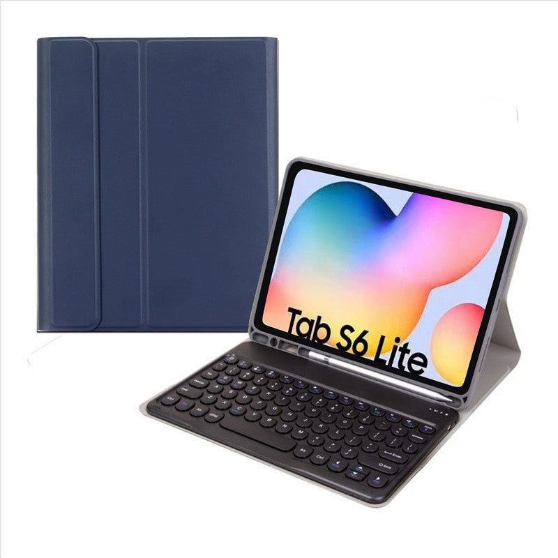 Suitable for S6 Lite Samsung Tablet S7 Bluetooth Keyboard S8 Leather Case A8 Magnetic Case A9 + Mouse Case S9FEprotective Accessories