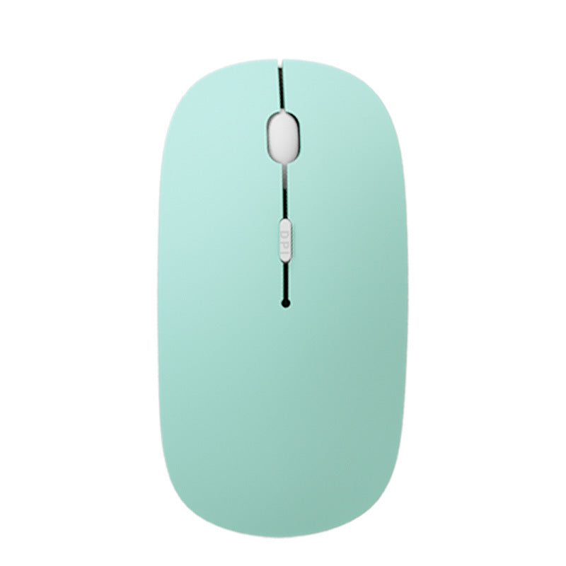 2.4G Macaron Charging Dual Mode Mouse Mobile Phone Tablet Mute Mouse Bluetooth Wireless Battery Mouse Protective Accessories