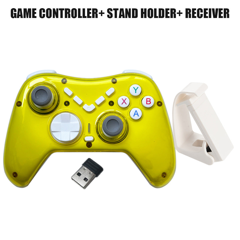 X6 Wireless Gamepad Switch PC Android 2.4G/Bluetooth 2-in-1 Wireless Gamepad with Stand