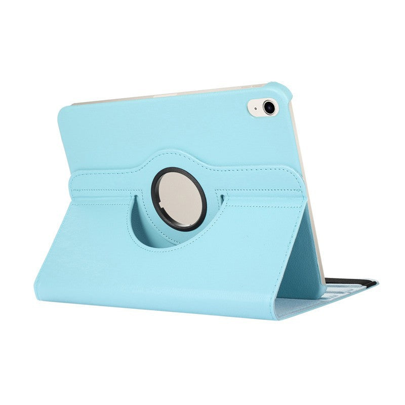 Applicable to Samsung TAB A9plus tablet protective case t500 rotating A7lite lychee pattern leather case A810.5 shell protective Accessories