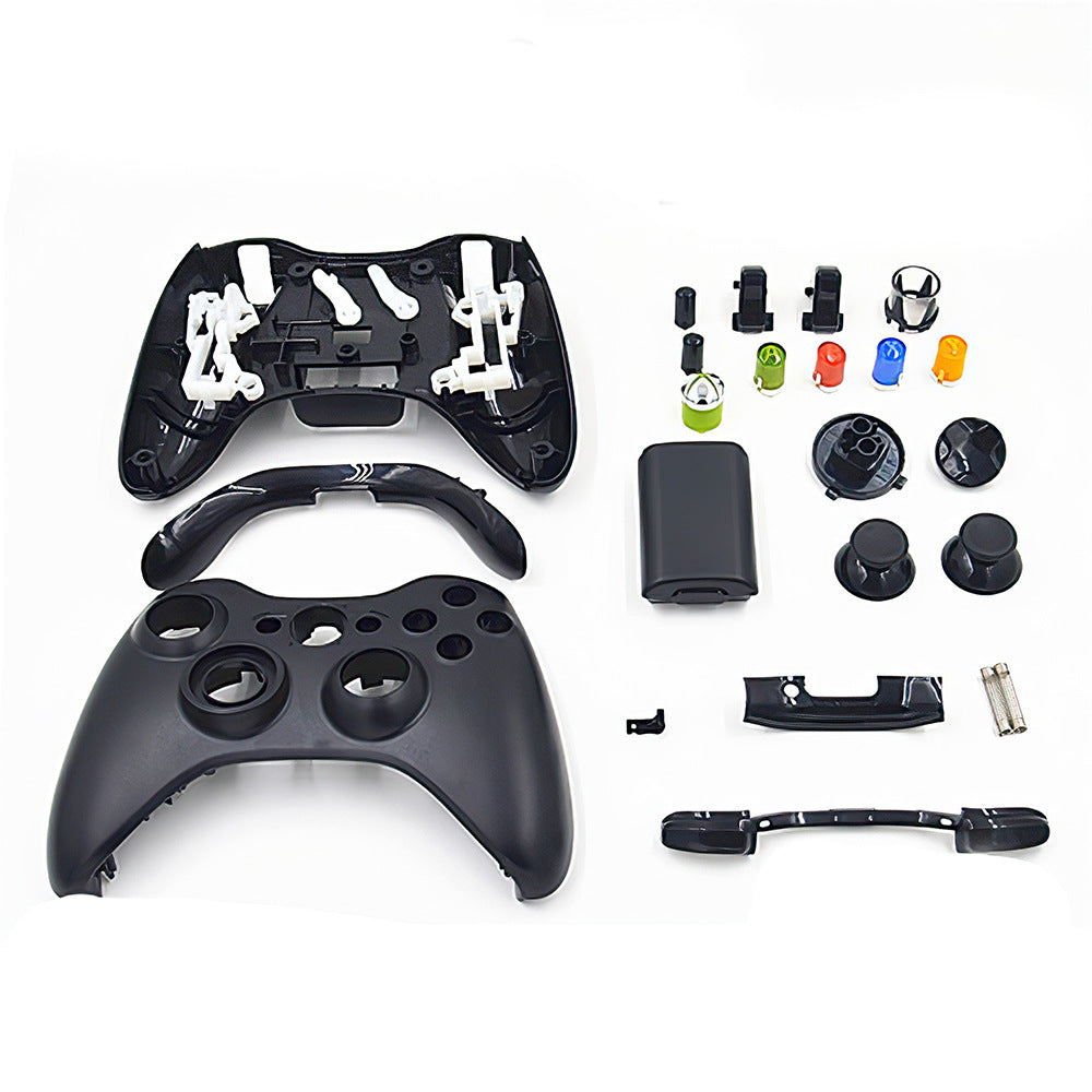 Applicable to XBOX360 wireless handle battery back cover Applicable to XBOX360 battery cover, black and white belt sticker