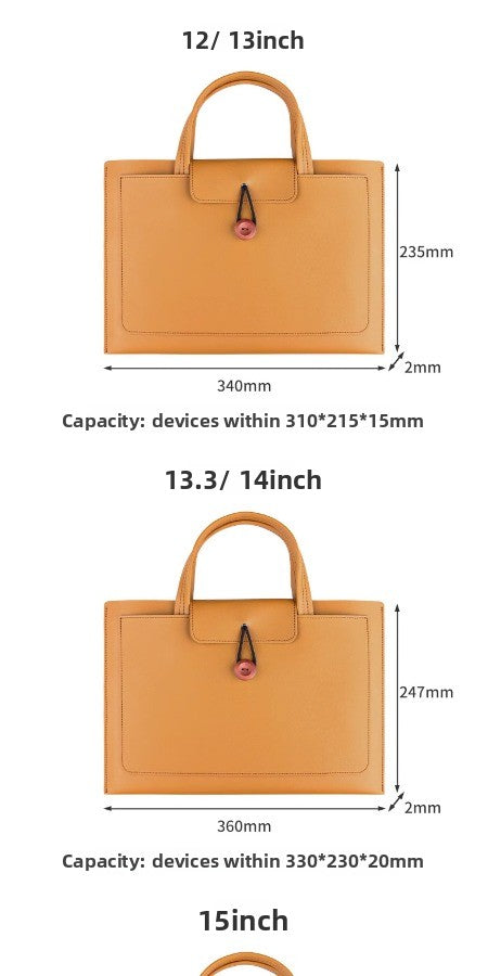 Simple handbag 2026 new Macbook laptop bag 13 inch air 14 inch pro 15 inch 16 inch A3448 A3449 A3240 A3241 pro A3434 A3429 A3426 m2 m3 m4 m5 niche design