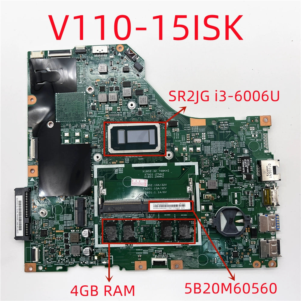 (Shipping fee not include)Lenovo/ lenovo 15277-1N 5B20M60560 V110-15ISK  I3-6006U 4GB