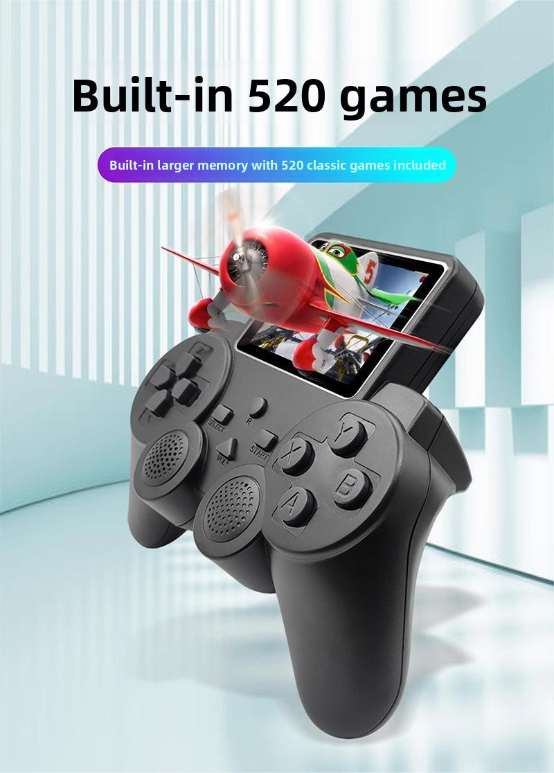 Handheld console 2in1 S10  520games HD 1020mAh type C rechargable games Handheld Game Player console