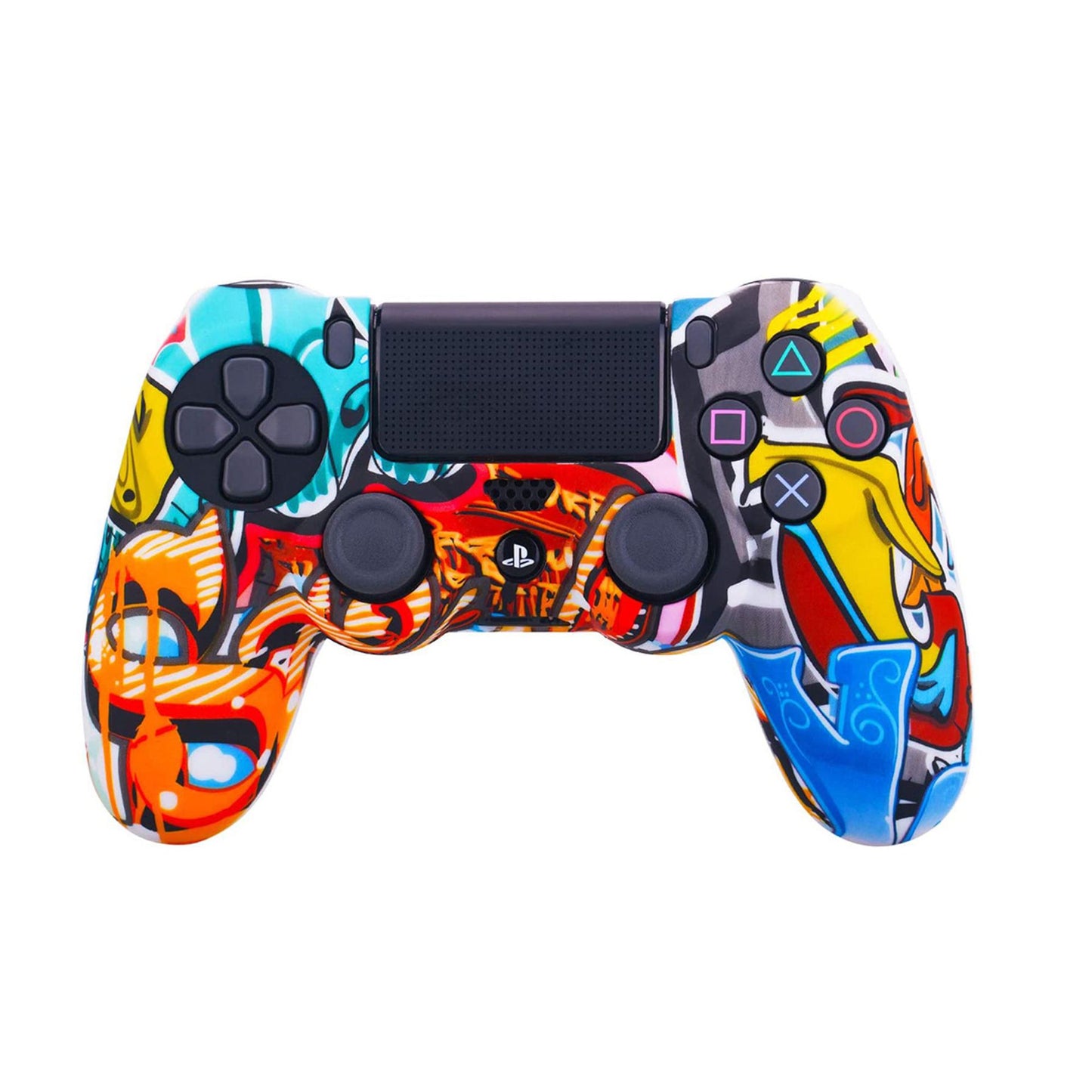 PS4 handle protective cover water transfer process PS4 handle silicone cover camouflage silicone cover PS4 handle cover