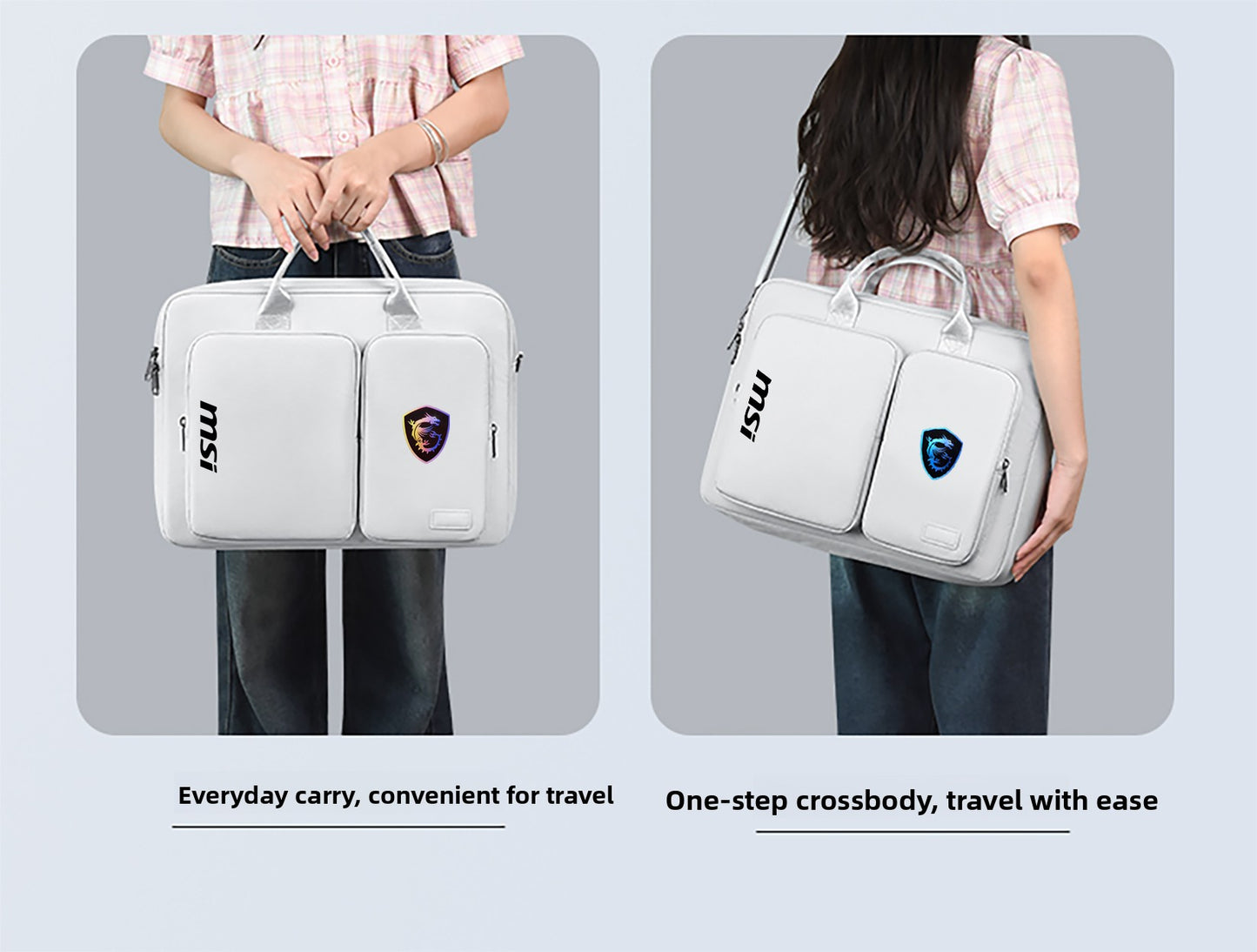 MSI Cyborg 15.6 inch, computer bag Katana GF66 Titan GP78 waterproof, notebook bag 17.3 inch, shoulder bag, protective computer bag.