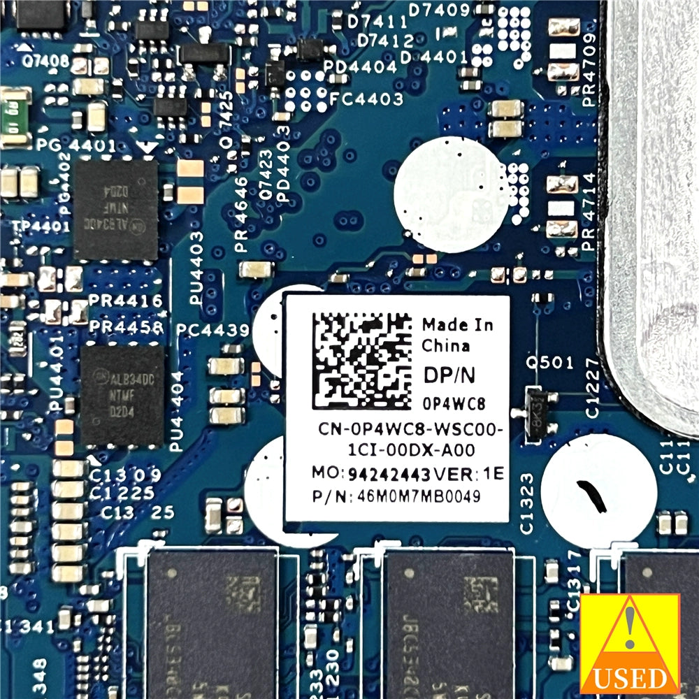 (Shipping fee not include)DELLmotherboard system board 5320 CN-0P4WC8 SRK05 i5-1135G7 GM 213252-1