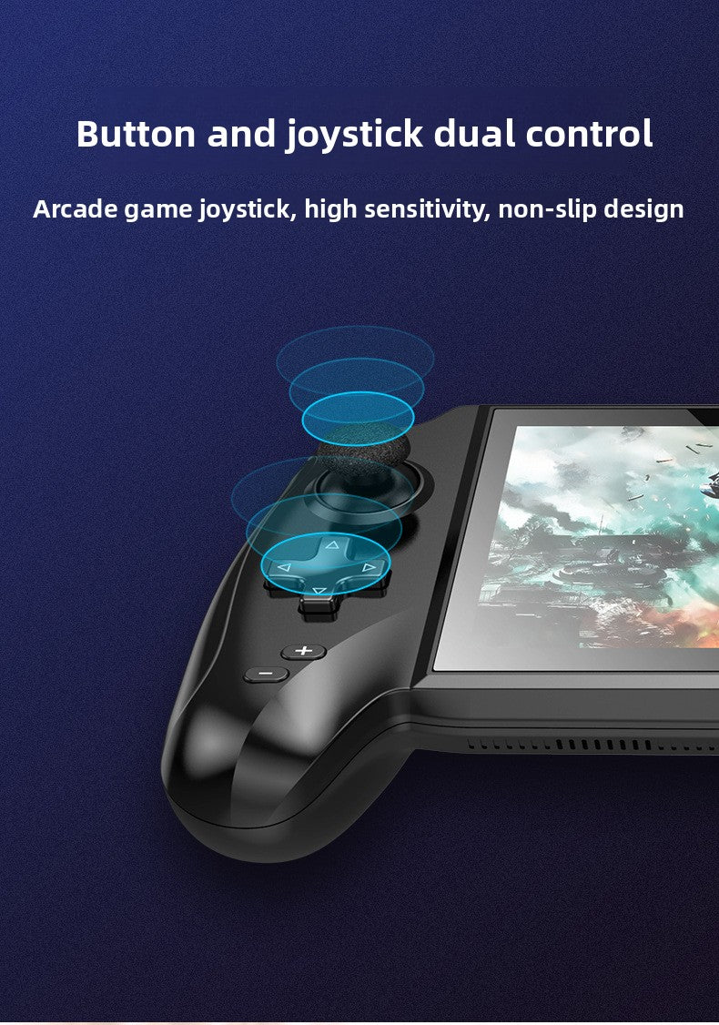 7" inch X20 IPS HD Dual joystick psp 4500mAh rechargable 2.4G Support wireless gamepad Linux games Handheld Game Player console GBA nostalgic retro NES game console FC