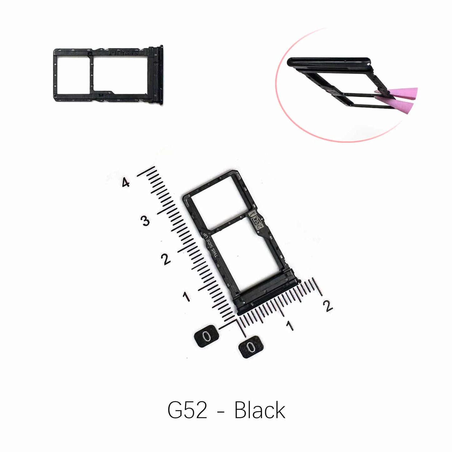 Suitable for Motorola Moto G52 G53 G54 G55 G56 card holder Sim slot