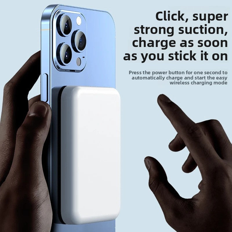 KC certified MagSafe magnetic power bank wireless fast charging large capacity mini power bank