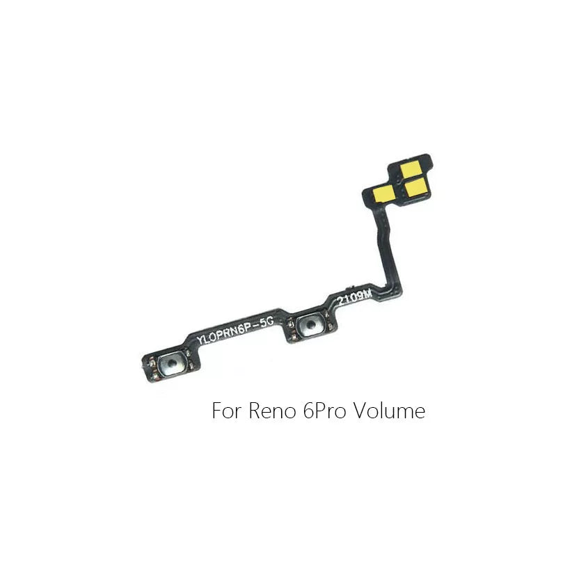 For Oppo Reno5 4G 5Pro Reno6 Reno6Pro Power cable Switch on volume flex of ribbon