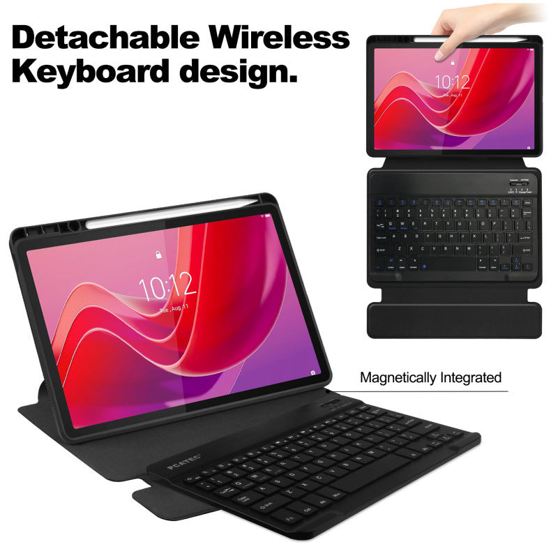 Applicable LenovoTab M11 330FU Bluetooth backlit keyboard small new pad11 rotating acrylic flat cover protective Accessories