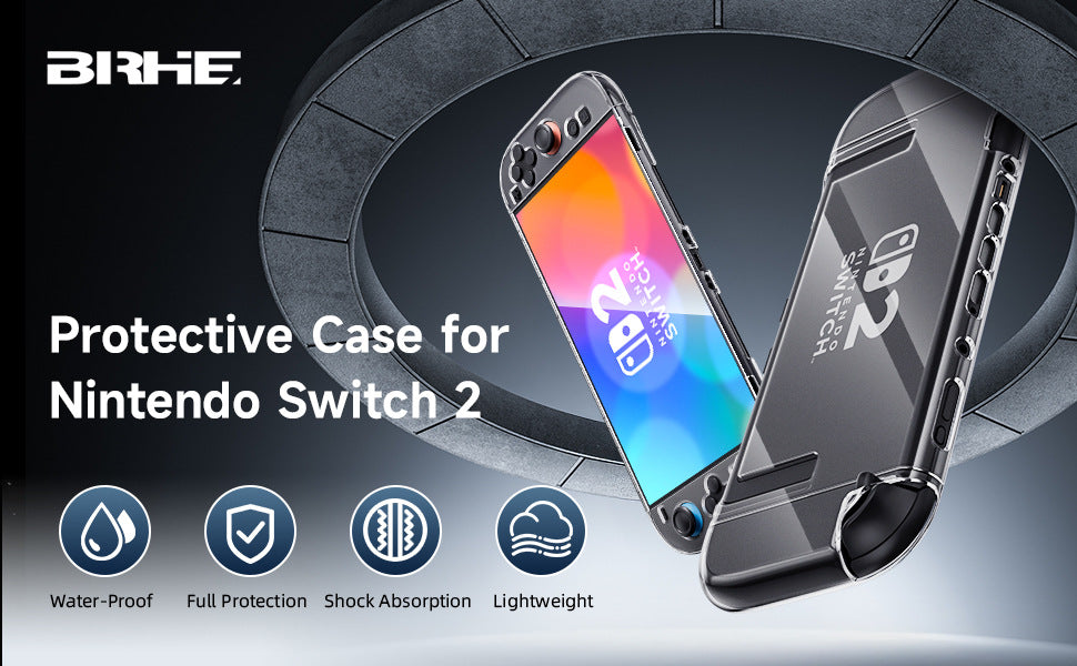 Suitable for Nintendo switch2 generation protective case ns2 transparent crystal box NS2 game console split all-inclusive case
