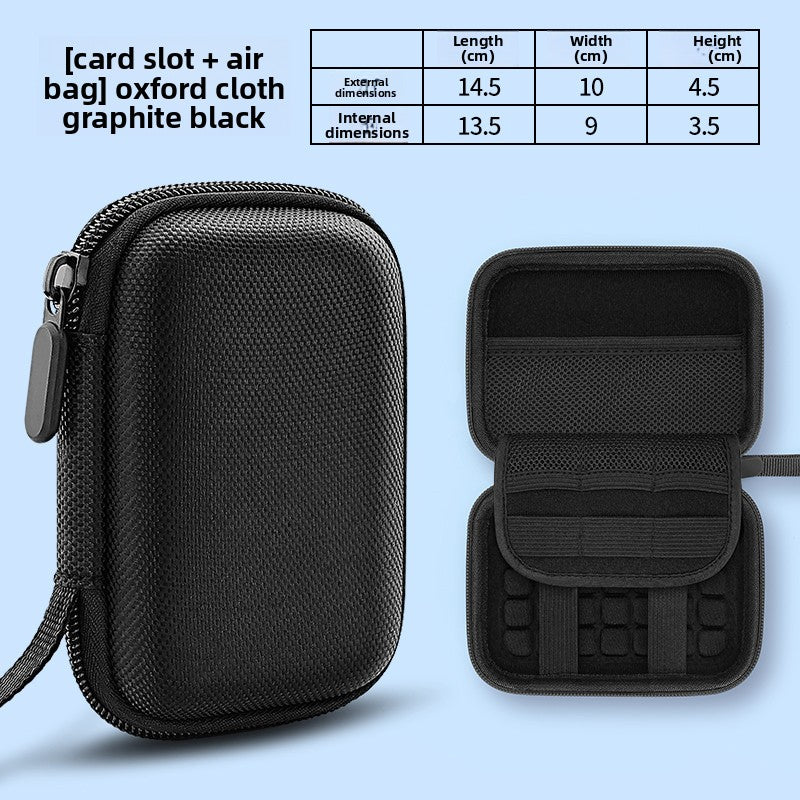 OLYSON CCD Camera Bag Small Camera Case Card Storage Box Digital Camera for Sony Canon ixus Fuji Nikon Samsung Panasonic Hard Case Drop-proof Waterproof Portable Bag Digital camera accessories