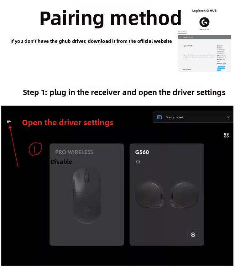 USB Receiver Wireless Dongle Adapter for Logitech G903 G502 G502X G603 G703 PRO G304 G705 G700s GPW GEN2 Pro X2 DEX Mouse Adapter Laptop accessories