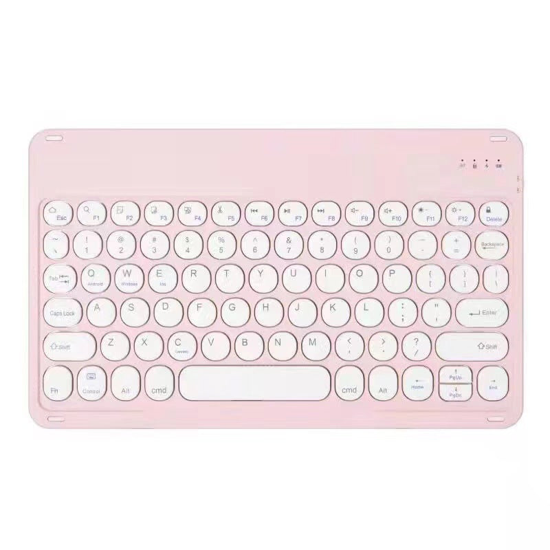 For iPad Tablet Keyboard 10 Inch Round Cap Color Touchpad Touch Bluetooth Keyboard Round Keycap Huawei Keyboard protective Accessories