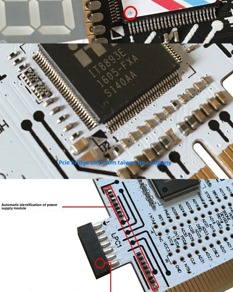 Motherboard diagnostic card Multipurpose debugging card Computer PCI E test card LPC DEBUG diagnostic card Automatic identification main board Laptop Mobile Phone Repair tools