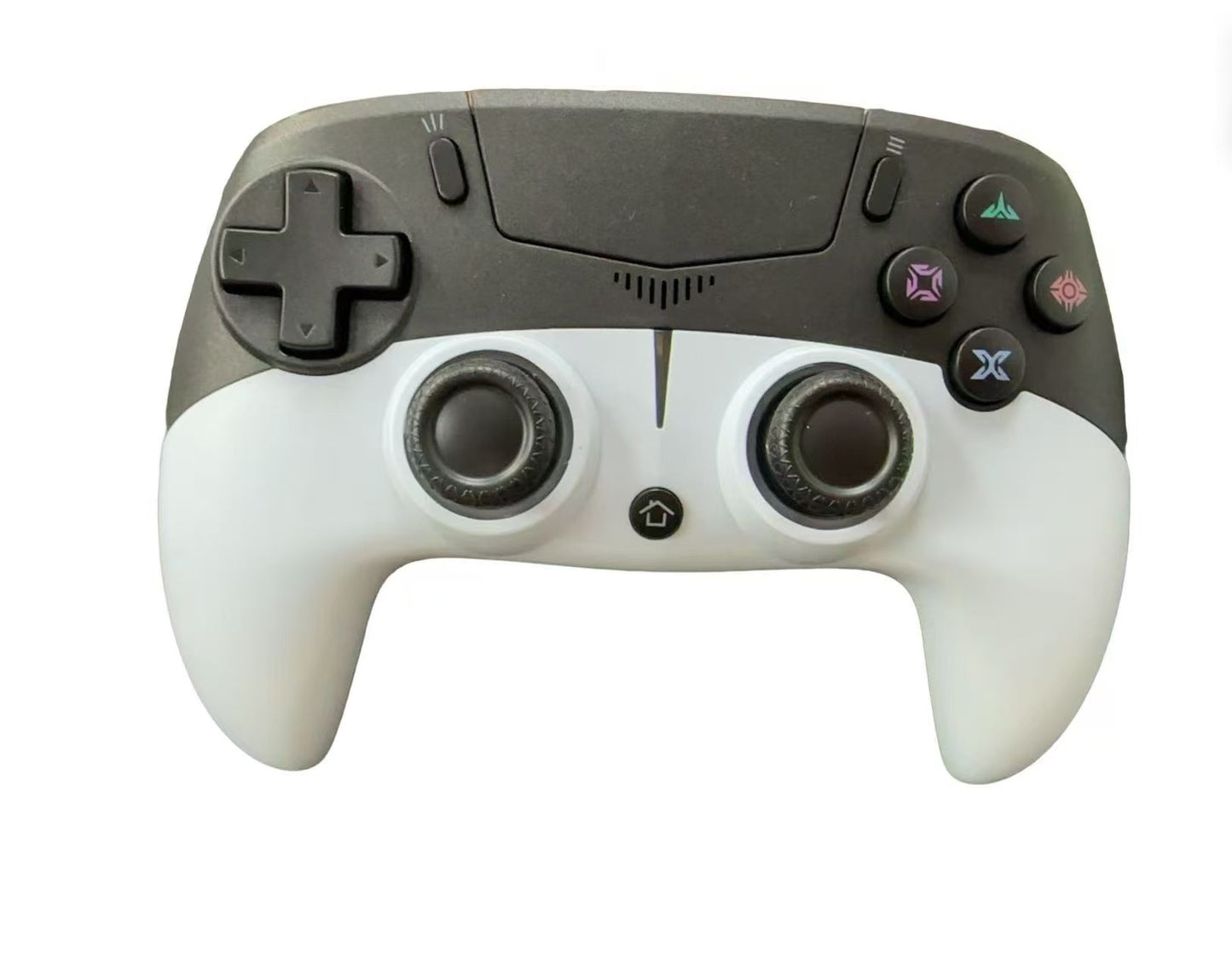 2025 new private model gamepad PS5 Bluetooth controller with RGB light macro programming with microphone