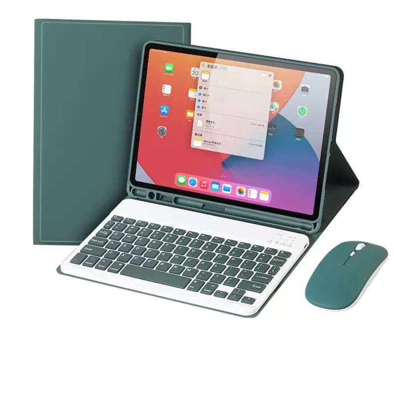 Applicable iPad Pro11 Bluetooth keyboard case 10.2 inch 7/8/9 generation mouse Air5 magnetic leather case protective Accessories