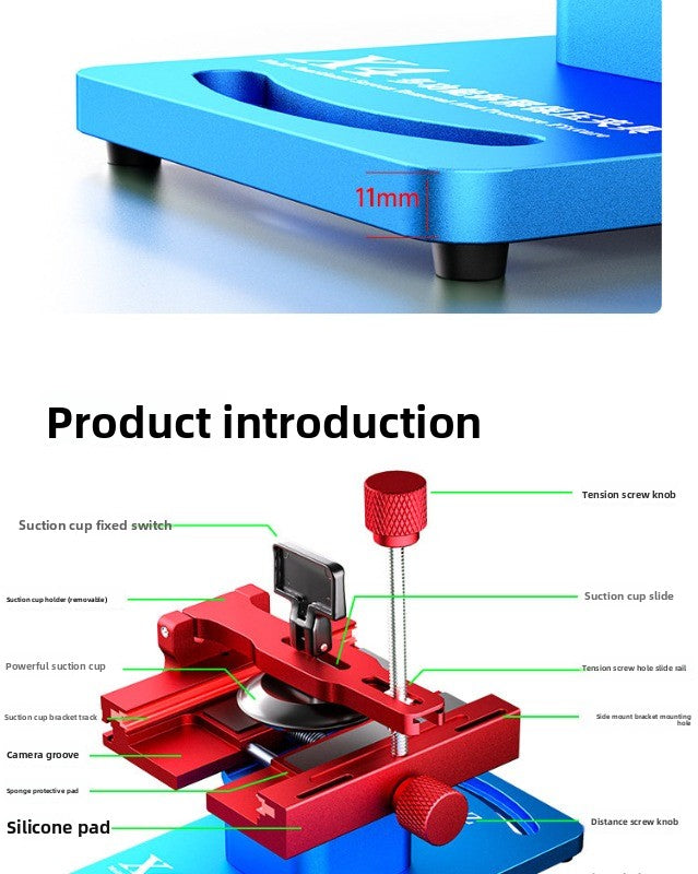 X4 multifunctional mobile phone repair, screen removal, pressure maintenance, fixture, screen removal, side hanging pressure maintenance, glass back cover removal artifact repair tool