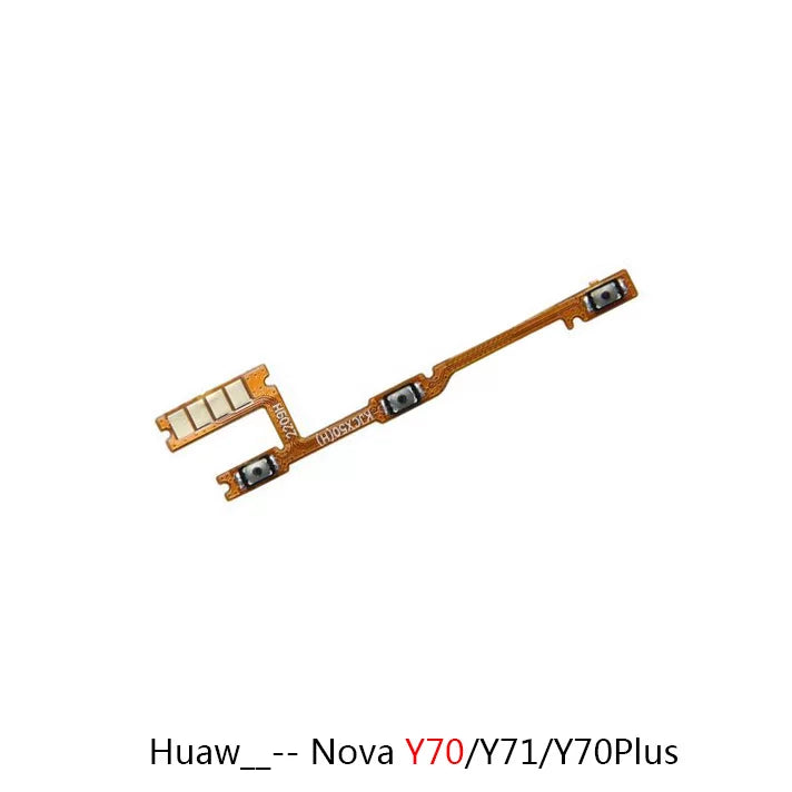 For Huawei Nova 10 10Pro 10SE Y61 Y70 Y90 Yong Power cable Switch on volume cable of ribbon flex