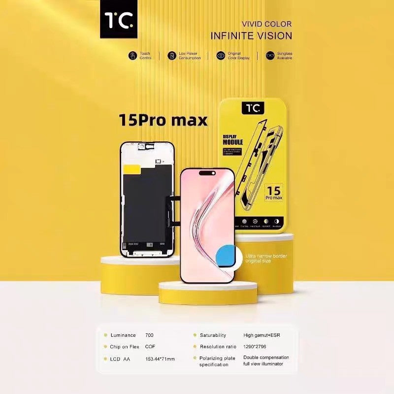 TC iPhone 14PROMAX 13PRO/15PRO/16plus LCD
