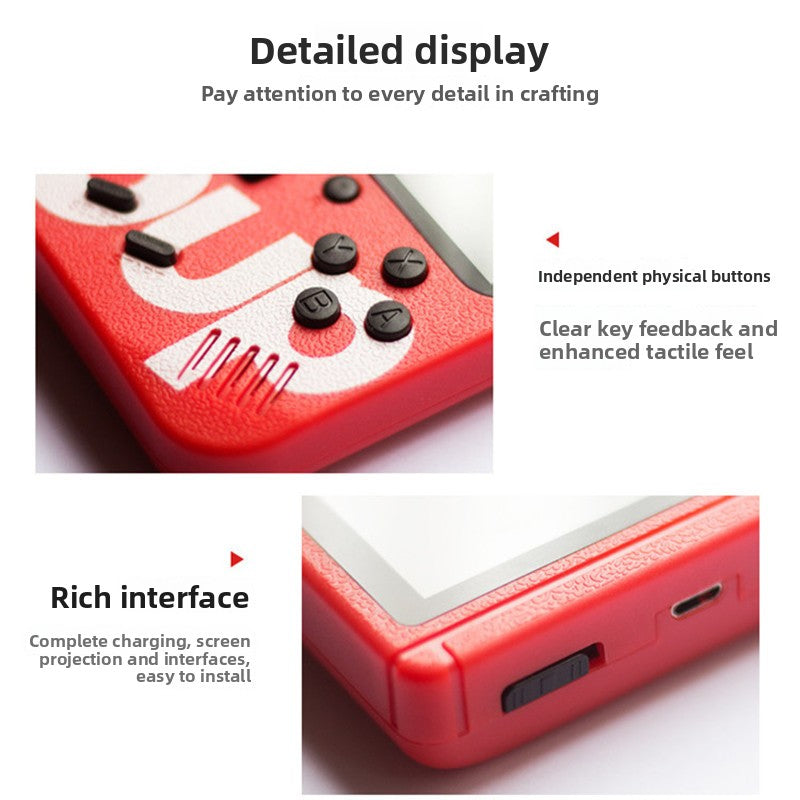 3" inch HD X7 special 400 classic games  SUP 400 500 in one rechargale Handheld Game  Player console  Mini handheld game console 400 in 1