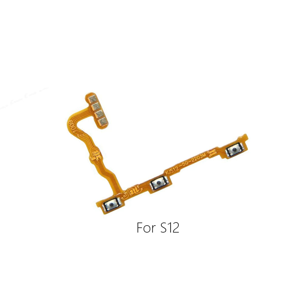 For Vivo S1 S1Pro S5 S6 S7 S9 S10e S12 S15e Power cable Switch on of ribbon volume flex